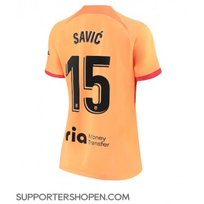 Atletico Madrid Stefan Savic #15 Tredje Matchtröja Dam 2022-23 Kortärmad